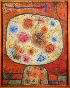  Flowers Art Painting - Flowers in Stone Paul Klee
